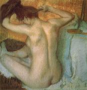 Edgar Degas Woman Combing Her Hair USA oil painting reproduction